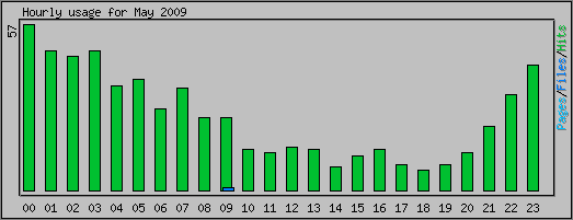 Hourly usage