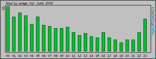 Hourly usage