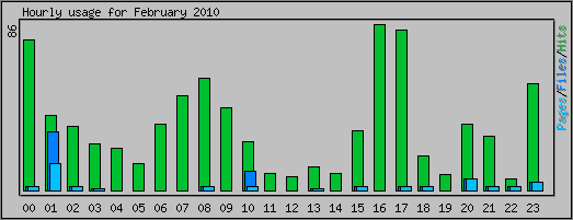 Hourly usage