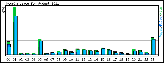 Hourly usage