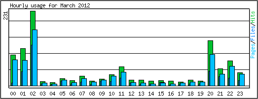 Hourly usage