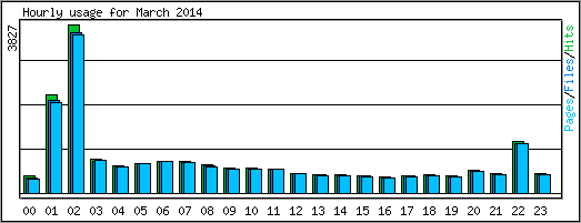 Hourly usage