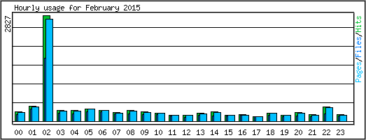 Hourly usage