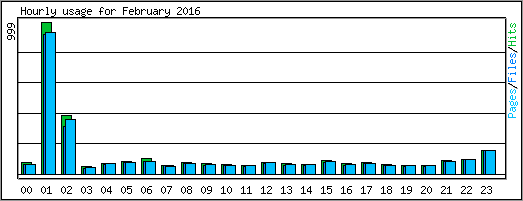 Hourly usage