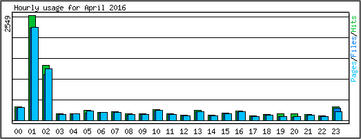 Hourly usage