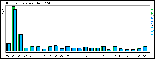 Hourly usage