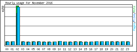 Hourly usage